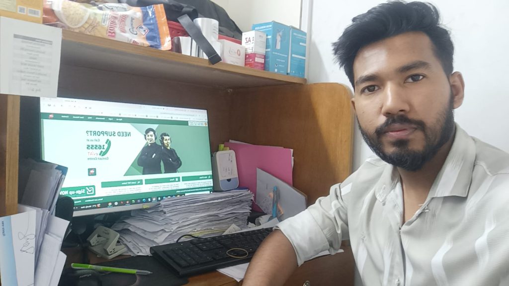 Saykat Photo As Accountant In Lazz Pharma Ltd