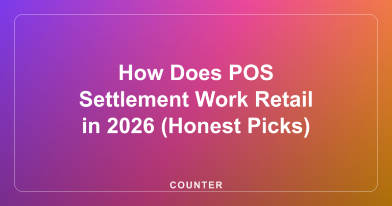 how does pos settlement work retail in 2026 honest cover mq523nwh